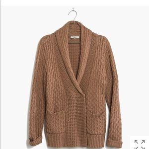 Madewell shawl snap cardigan xs
